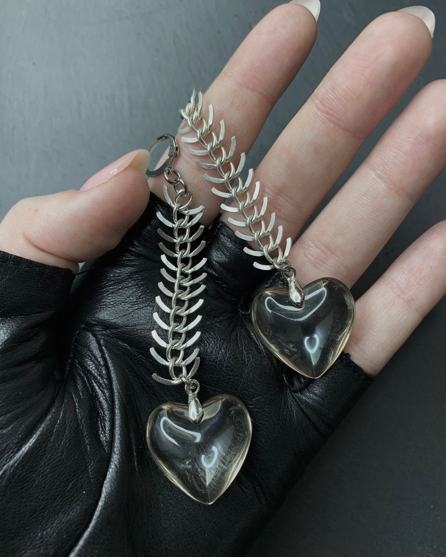 Ashtray Heart earrings