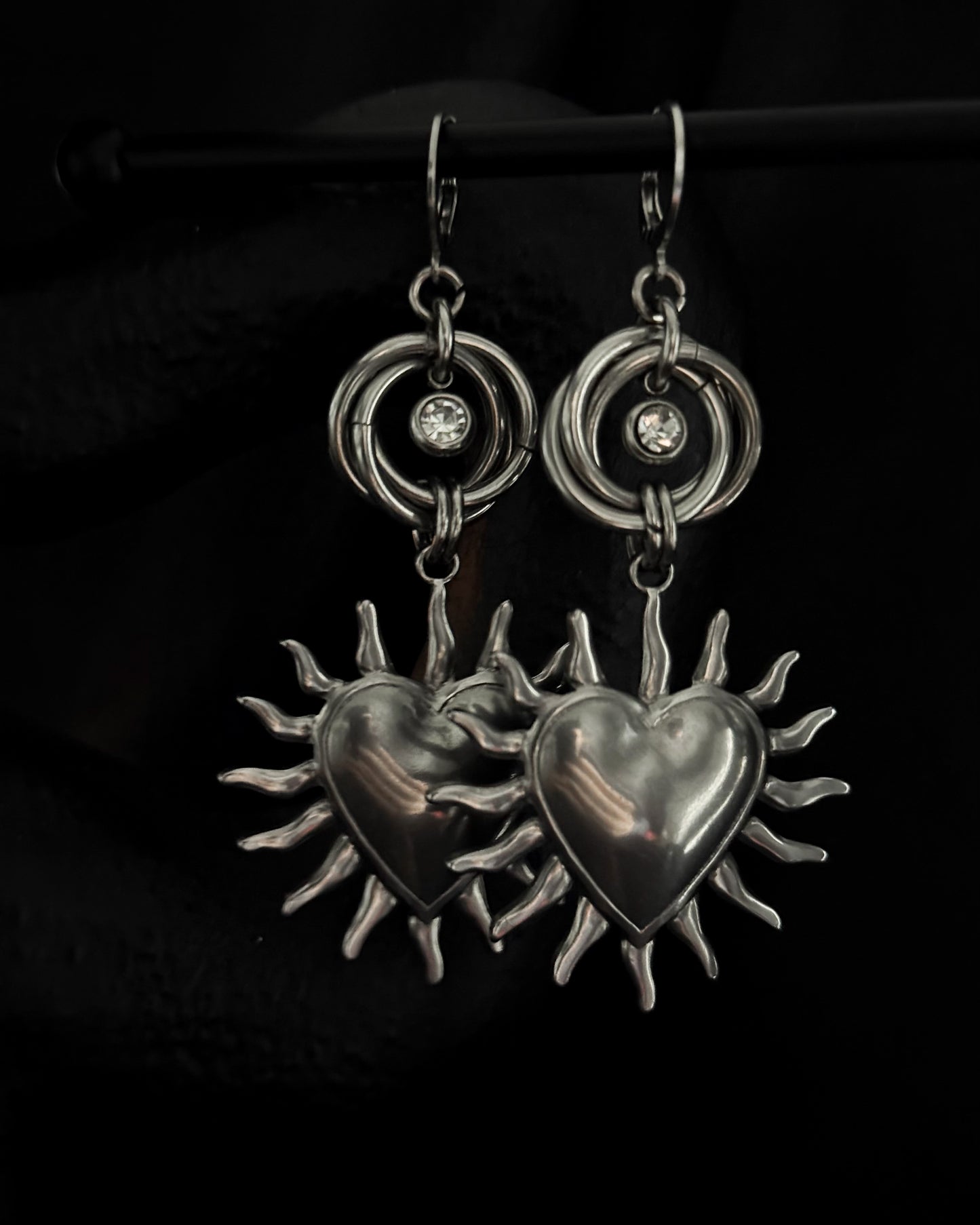 BLAZING HEART EARRINGS