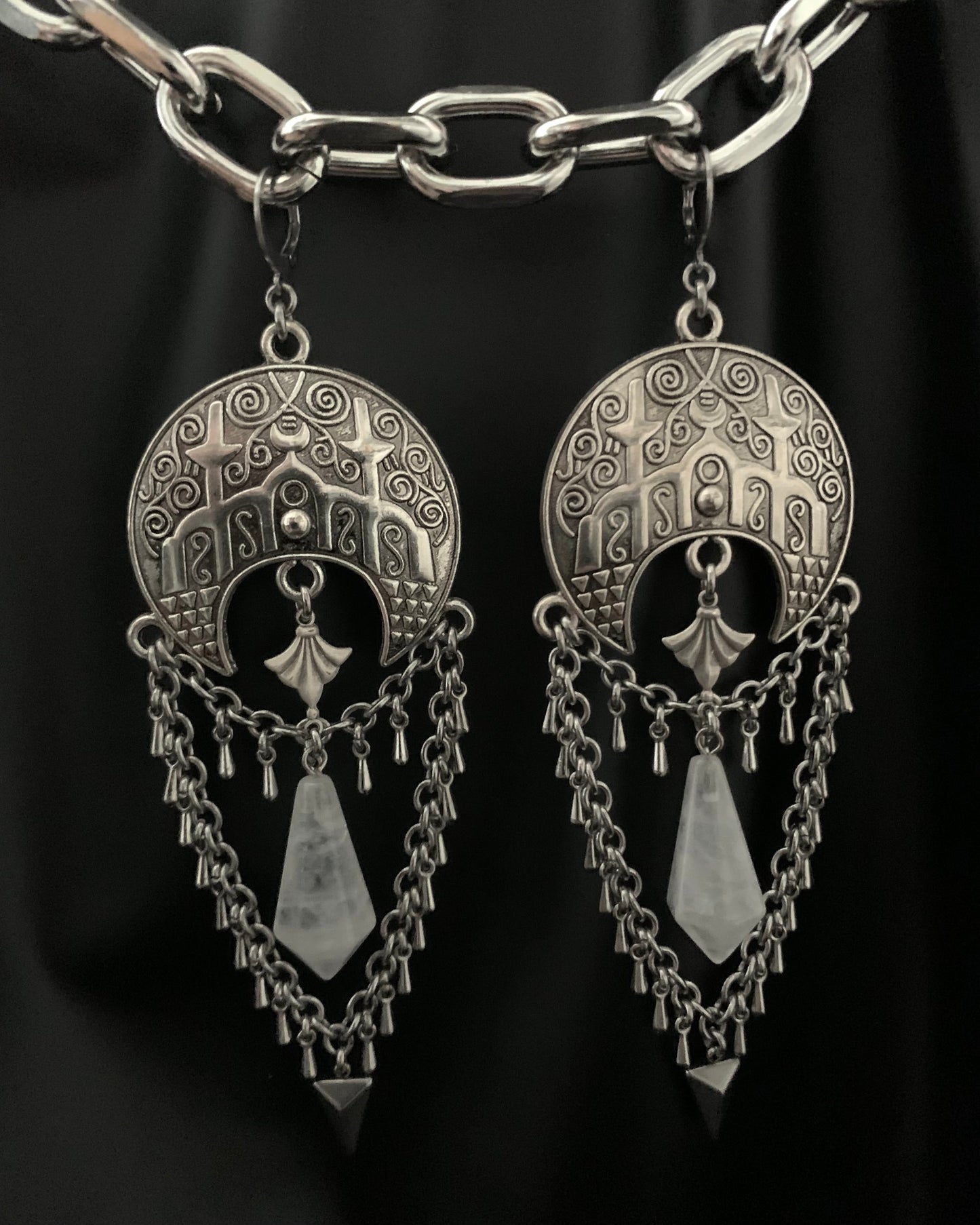 Grimoire earrings