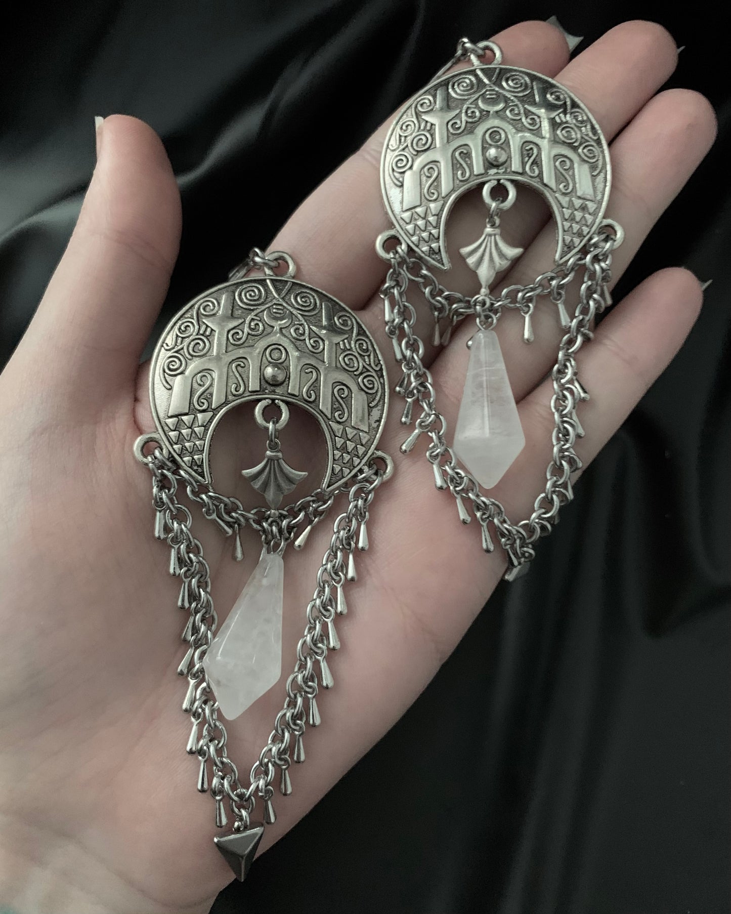 Grimoire earrings