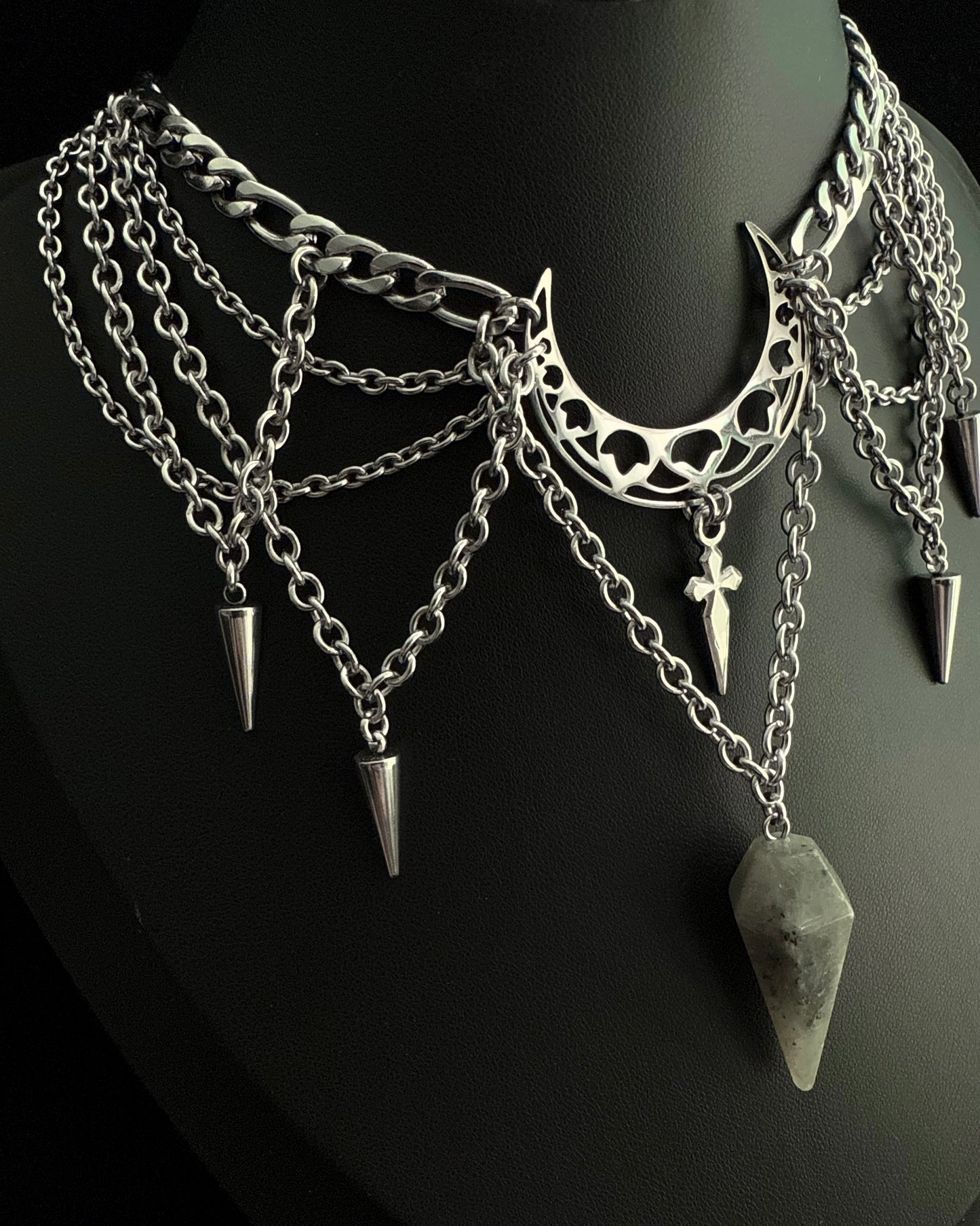 Spire of the Moon necklace