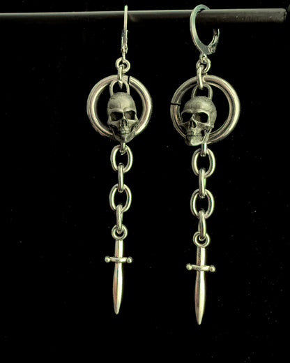 Death’s Blade earrings