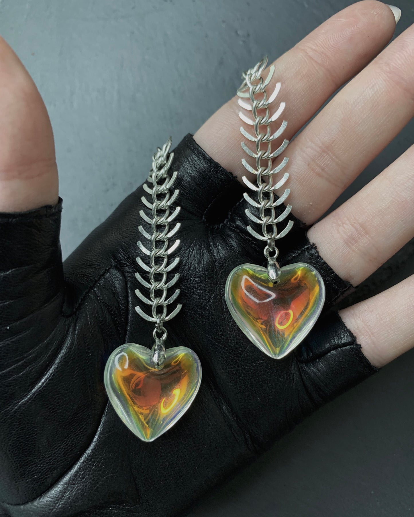 Ashtray Heart earrings