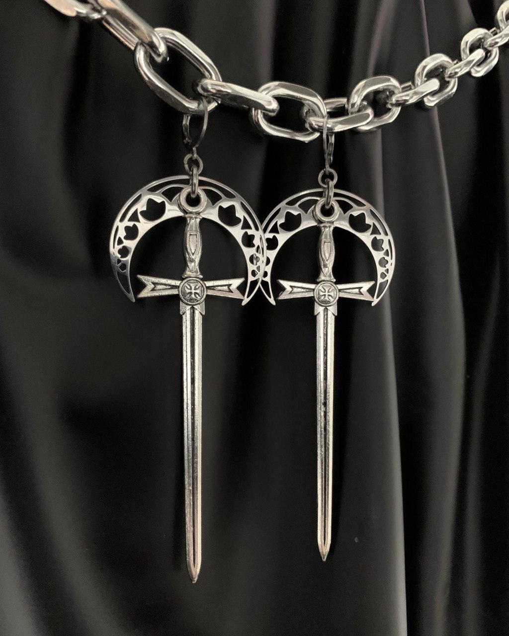 Lunar Sword earrings