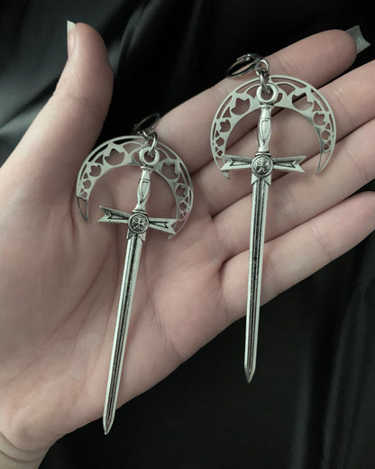 Lunar Sword earrings