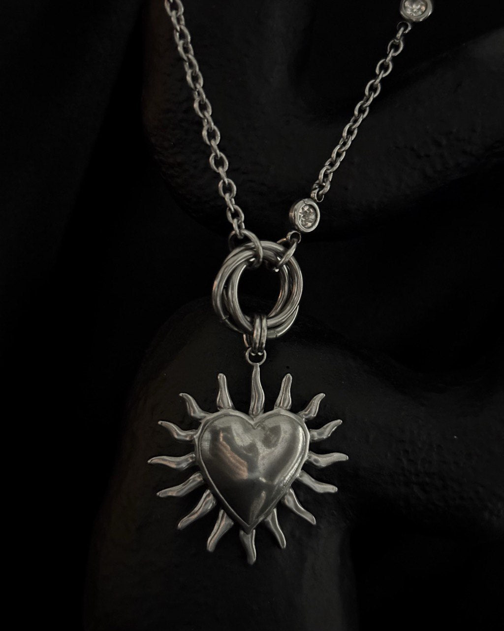 BLAZING HEART NECKLACE