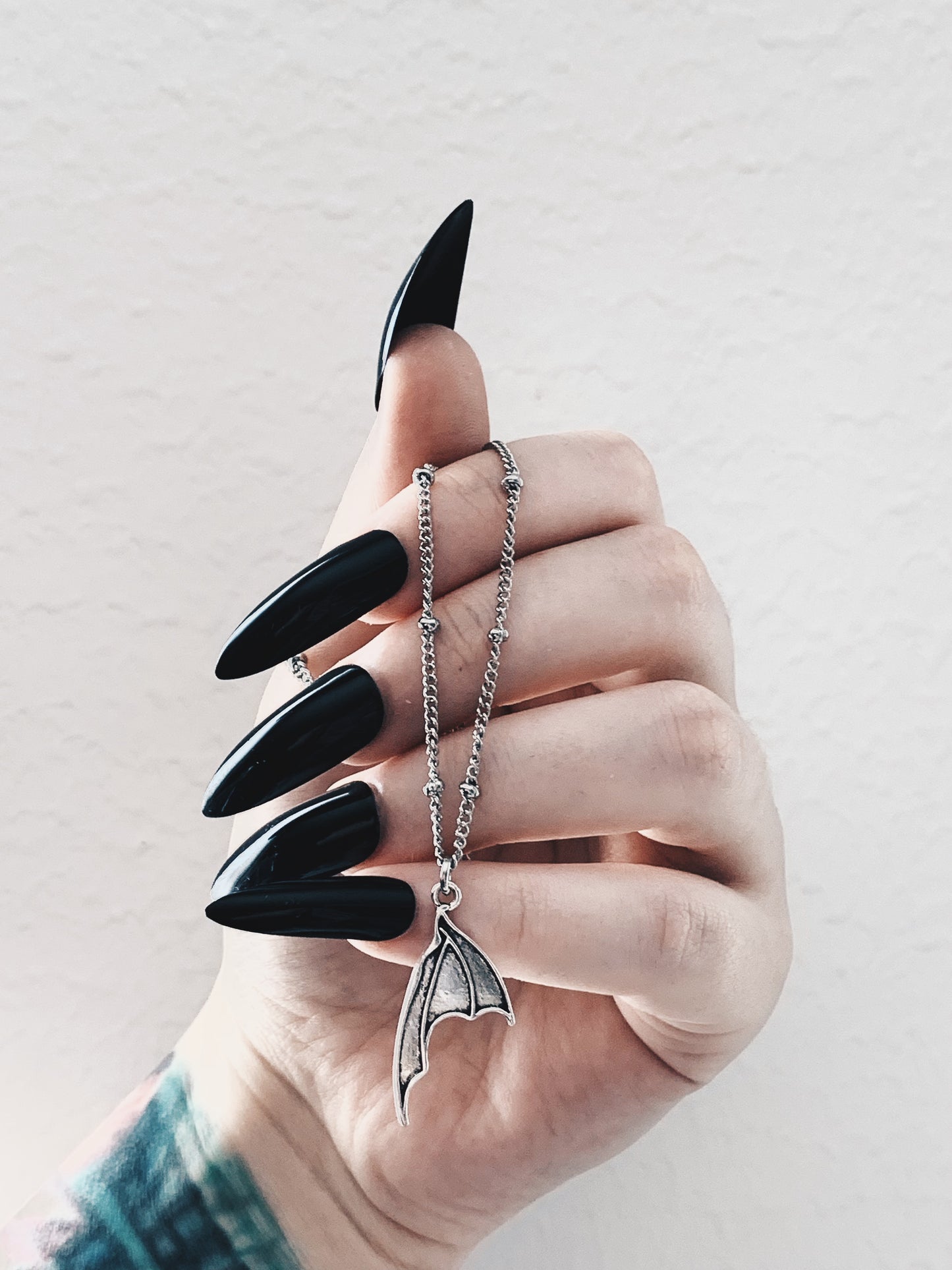 Batwing necklace