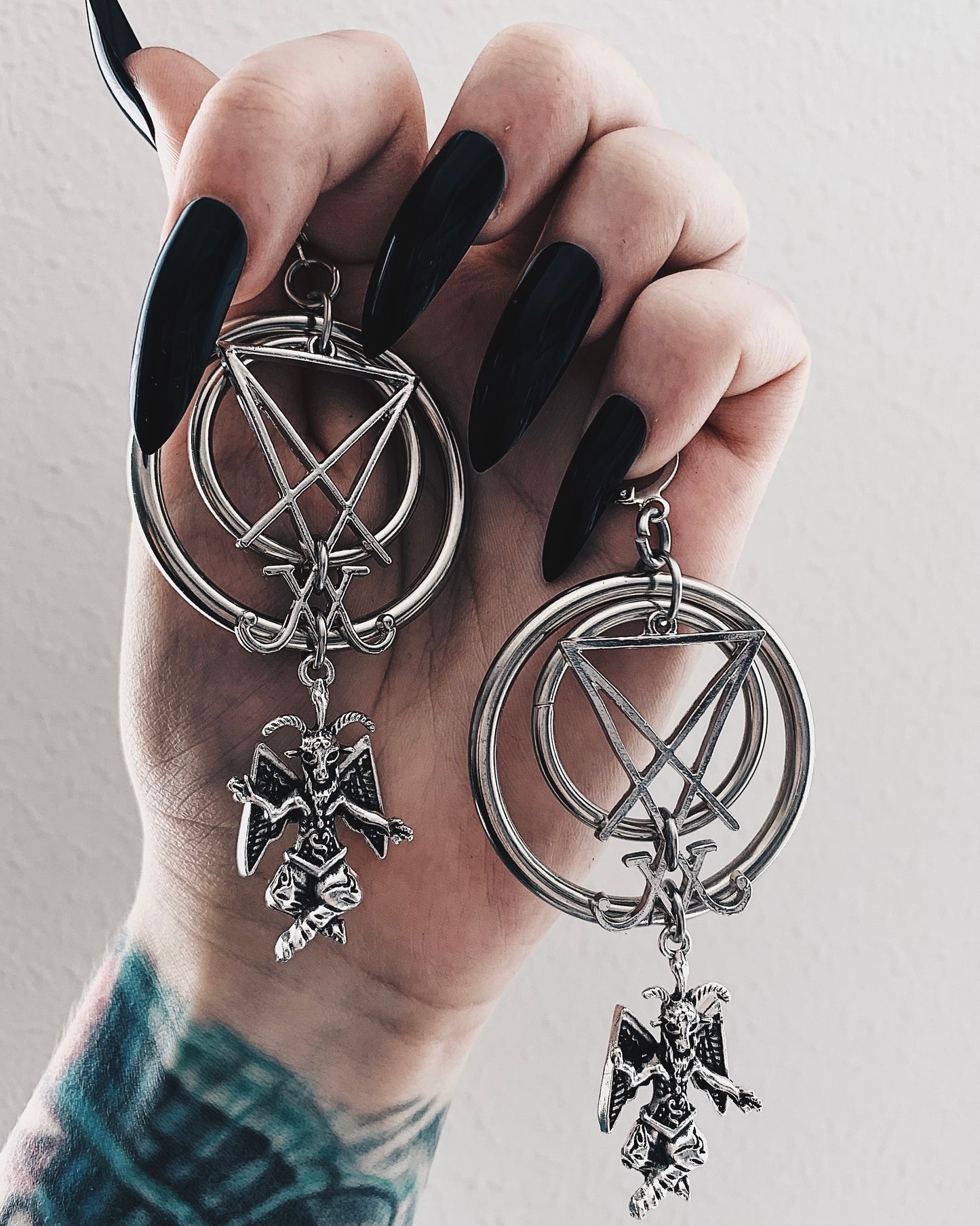 Satanic Royalty earrings